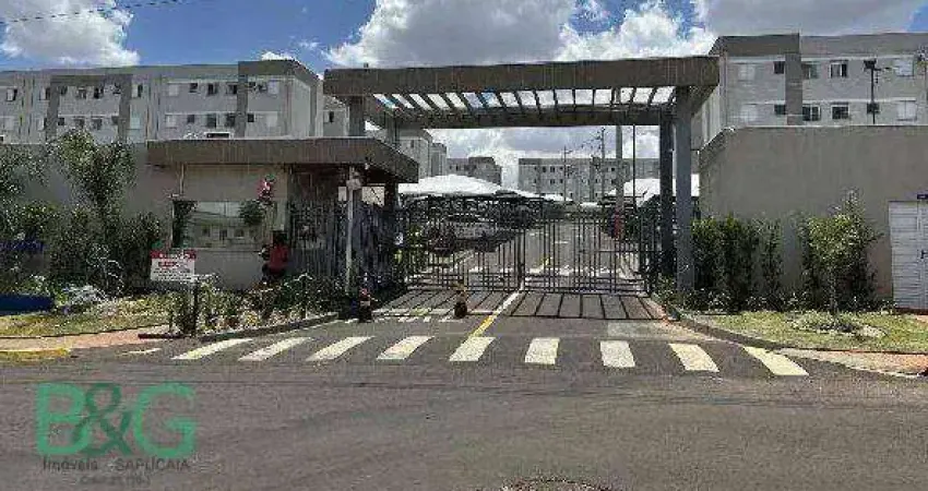 Apartamento com 2 dormitórios à venda, 43 m² por r$ 141.958 - athenas paulista - jaboticabal/sp