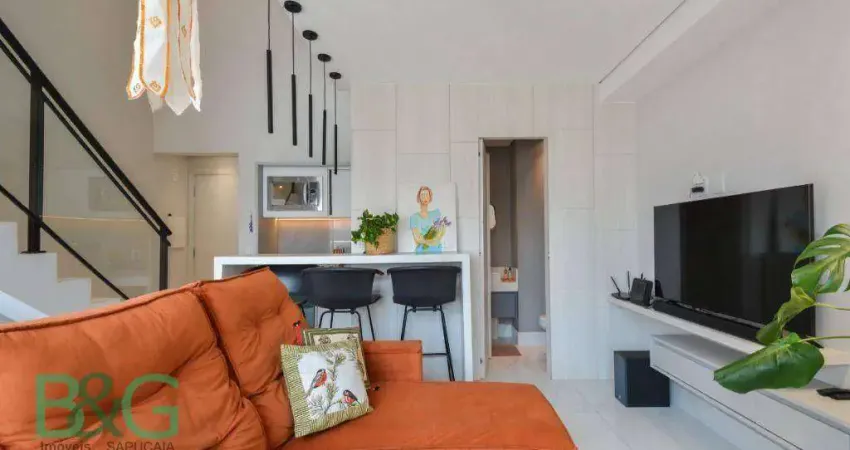 Apartamento Duplex com 1 dormitório à venda, 56 m² por R$ 1.350.000 - Pinheiros - São Paulo/SP