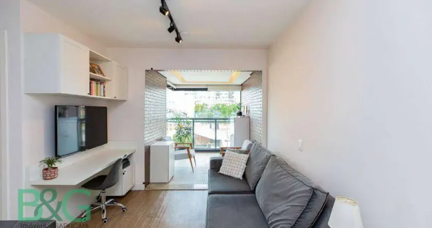 Apartamento com 1 dormitório à venda, 42 m² por R$ 700.000 - Brooklin - São Paulo/SP