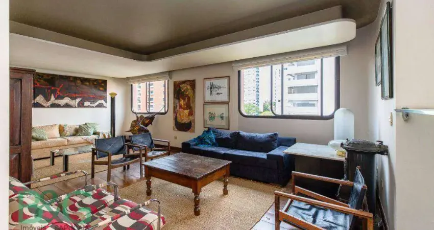Apartamento com 3 dormitórios à venda, 210 m² por R$ 1.850.000 - Indianópolis - São Paulo/SP