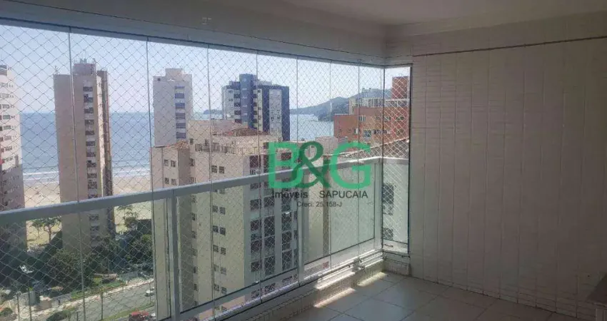 Apartamento com 3 dormitórios para alugar, 134 m² por R$ 7.869,93/mês - José Menino - Santos/SP