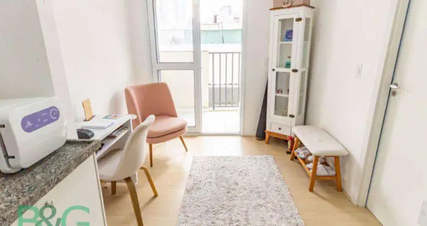 Apartamento com 1 dormitório à venda, 27 m² por R$ 275.000 - Mooca - São Paulo/SP