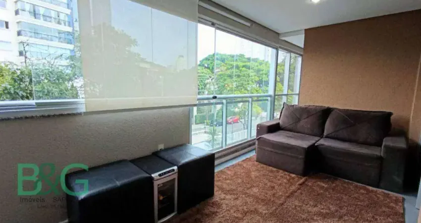 Apartamento com 1 dormitório à venda, 52 m² por R$ 630.000 - Campo Belo - São Paulo/SP