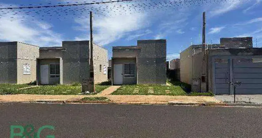 Casa com 1 dormitório à venda, 44 m² por R$ 156.361 - Santa Iria - Ribeirão Preto/SP