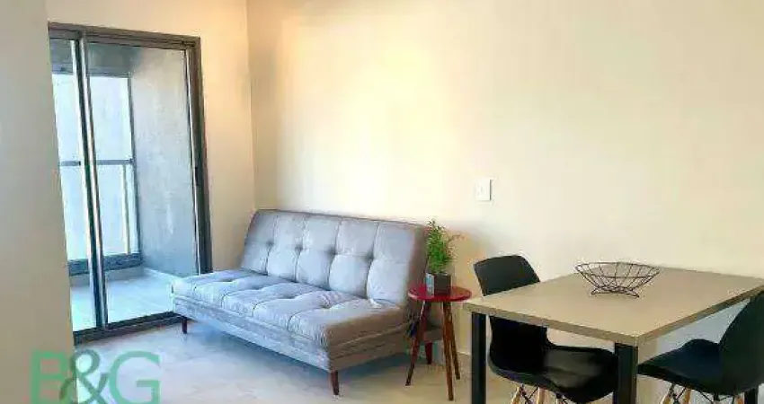 Studio com 1 dormitório para alugar, 41 m² por R$ 4.151,00/mês - Santo Amaro - São Paulo/SP