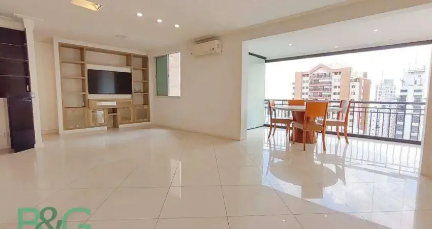 Apartamento com 3 dormitórios para alugar, 125 m² por R$ 13.100,00/mês - Brooklin - São Paulo/SP
