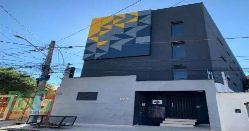 Kitnet com 1 dormitório para alugar, 25 m² por r$ 1.315,32/mês - vila esperança - são paulo/sp