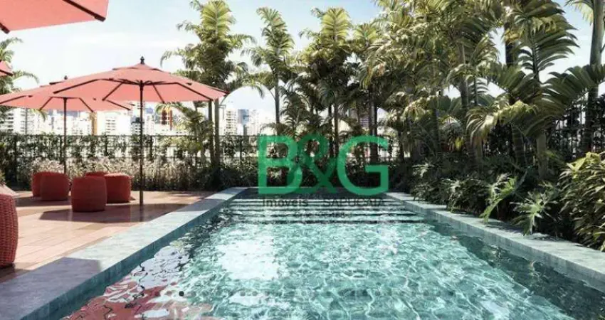 Apartamento com 2 dormitórios à venda, 38 m² por r$ 387.001,90 - belenzinho - são paulo/sp