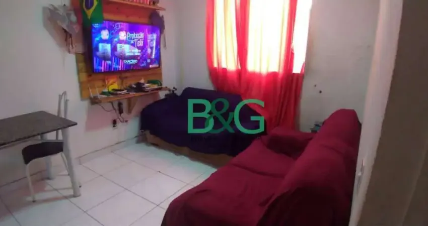 Apartamento com 2 dormitórios à venda, 48 m² por r$ 175.000,00 - jardim boa vista (zona oeste) - são paulo/sp