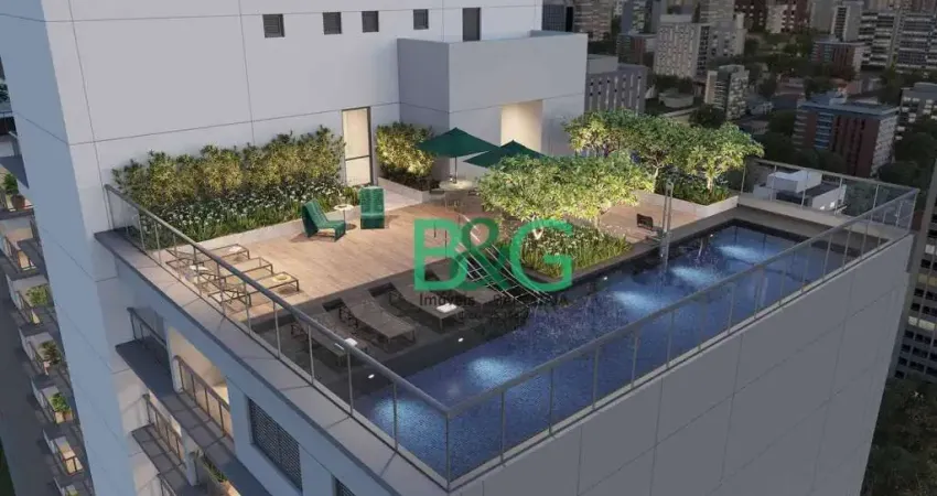 Apartamento com 1 dormitório à venda, 48 m² por R$ 863.219,80 - Santo Amaro - São Paulo/SP