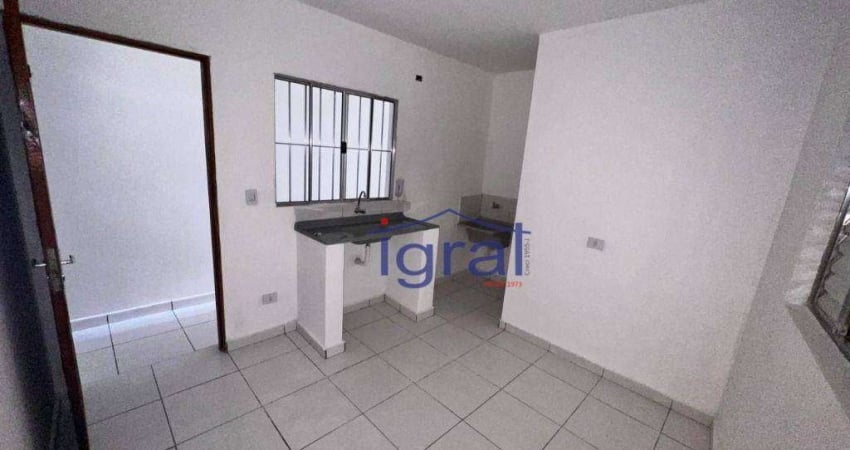 Kitnet com 1 dormitório para alugar, 28 m² por R$ 1.100,01/mês - Vila Fachini - São Paulo/SP