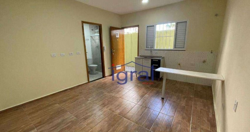 Studio com 1 dormitório para alugar, 20 m² por R$ 1.214,00/mês - Vila Guarani - São Paulo/SP