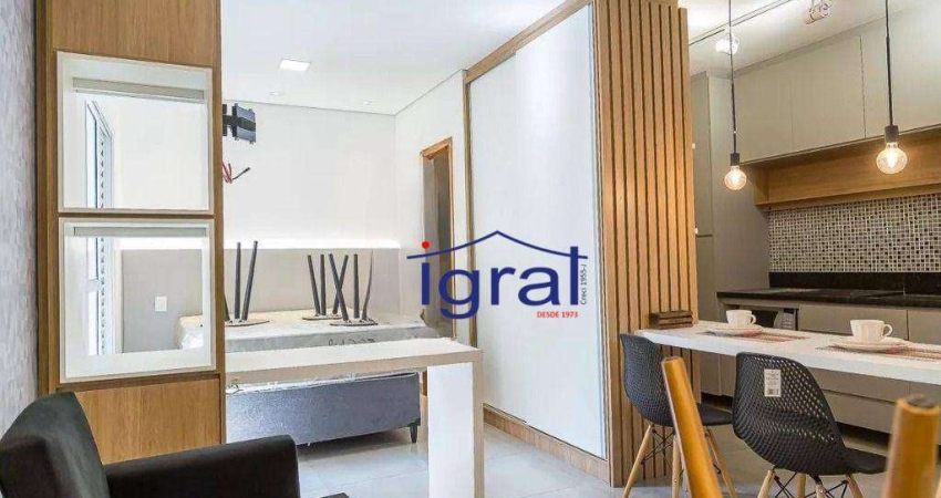 Studio mobiliado com 1 dormitório para alugar, 32 m² por R$ 3.350/mês - Vila Monte Alegre - São Paulo/SP