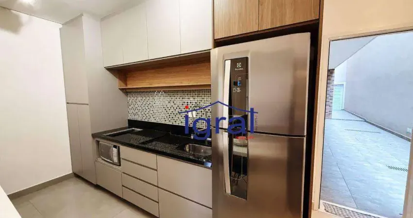 Studio mobiliado com 1 dormitório para alugar, 32 m² por R$ 3.400/mês - Vila Monte Alegre - São Paulo/SP