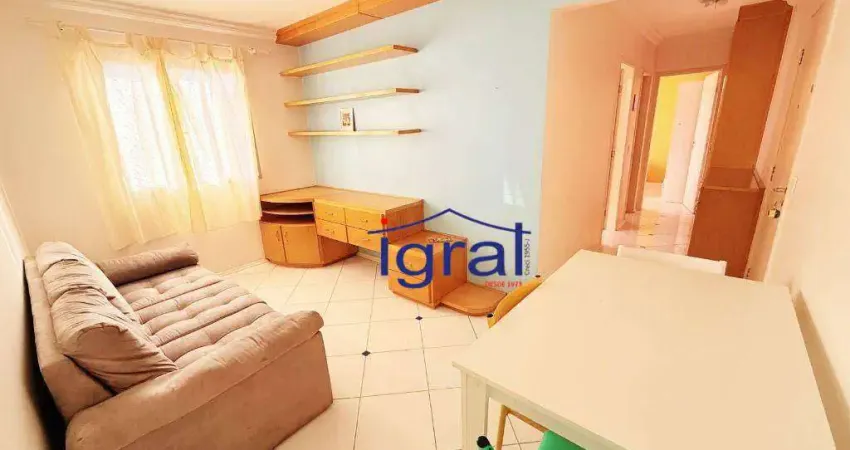 Apartamento semi mobilado com 2 dormitórios para alugar, 55 m² por R$ 3.164/mês - Vila Guarani (Zona Sul) - São Paulo/SP