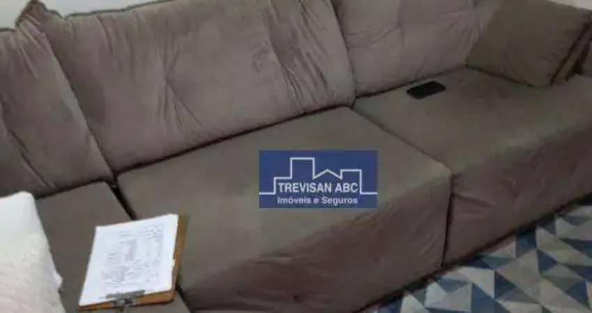 Sobrado à venda no jd calux/sbc - 3 dorms, 1 suíte, quintal com churrasqueira e 1 vaga; 155m²