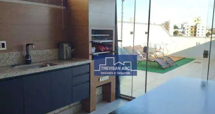 Cobertura com 2 dormitórios à venda, 134 m² - Vila Valparaíso - Santo André/SP