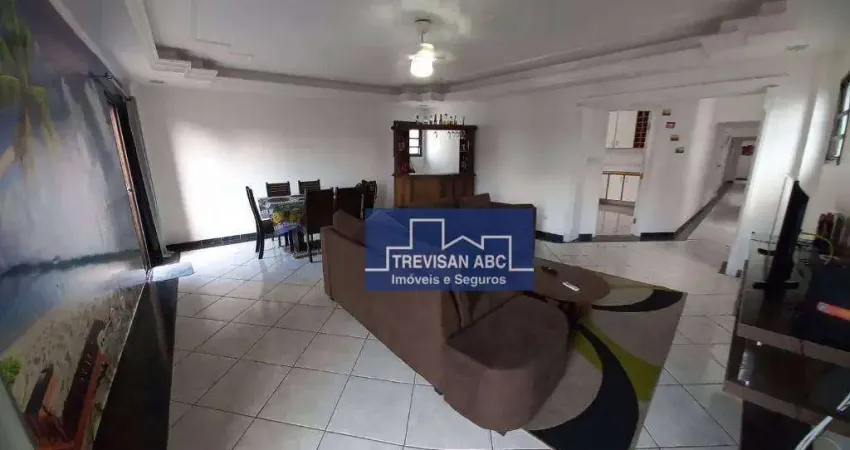 Apartamento com 4 dormitórios à venda, 210 m² - guilhermina - praia grande/sp