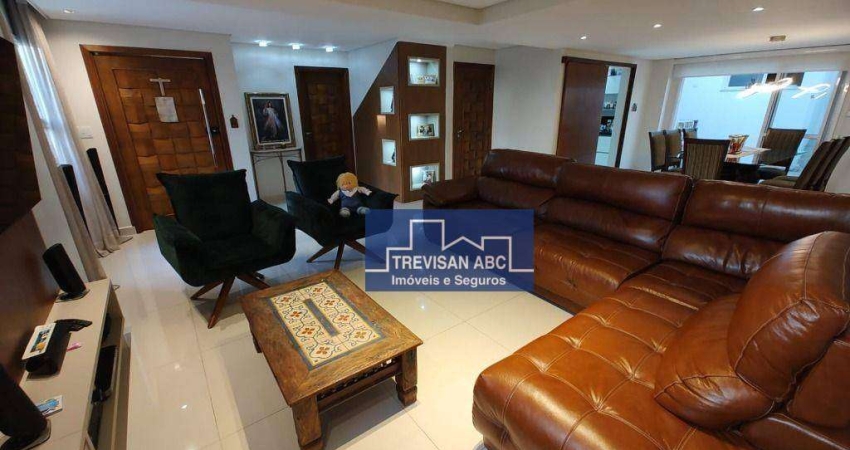 Sobrado com 3 dormitórios à venda, 250 m² - Paraíso - Santo André/SP
