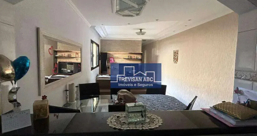 Apartamento com 3 dormitórios à venda, 107 m² - Vila Camilópolis - Santo André/SP