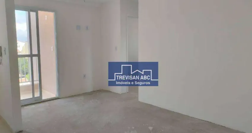 Apartamento com 2 dormitórios à venda, 47 m² por R$ 300.000,00 - Vila Curuçá - Santo André/SP