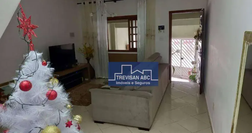 Sobrado à venda baeta neves/sbc - 02 dormitórios, 02 suítes, 01 sala, 01 cozinha, 01 wc,01 wc parte da churrasqueira,01 vaga de garagem coberta 155m²