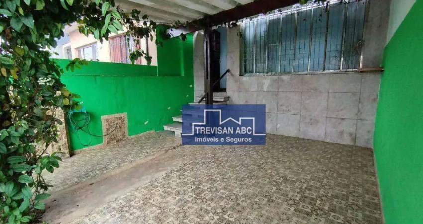 Sobrado à venda no vl. leopoldina/sto andré; 03 dorms planejados; 02 wc; quintal; 01 vaga coberta; 235m²