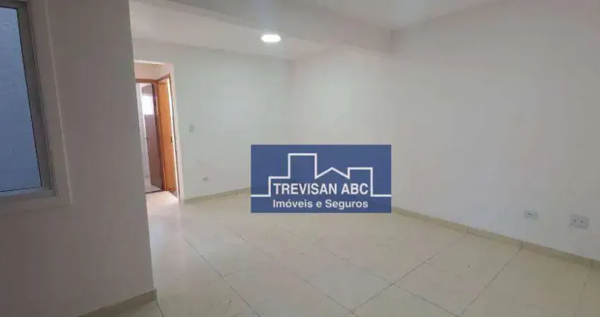 Apartamento com 2 dormitórios à venda, 58 m² - vila homero thon - santo andré/sp