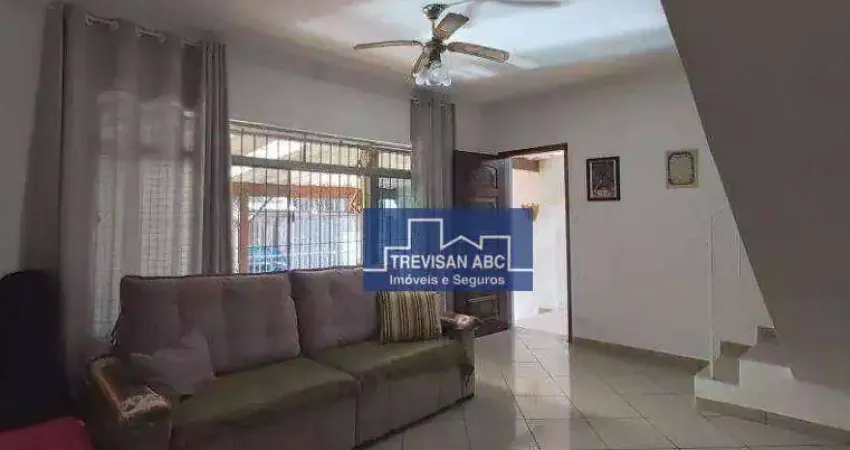 Sobrado com 3 dormitórios à venda, 146 m² - jardim monções - santo andré/sp