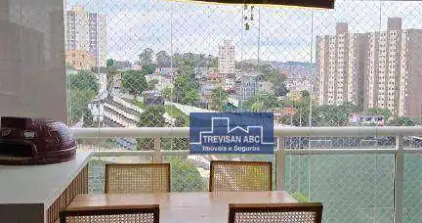 Apartamento com 3 dormitórios à venda, 130 m² - baeta neves - são bernardo do campo/sp