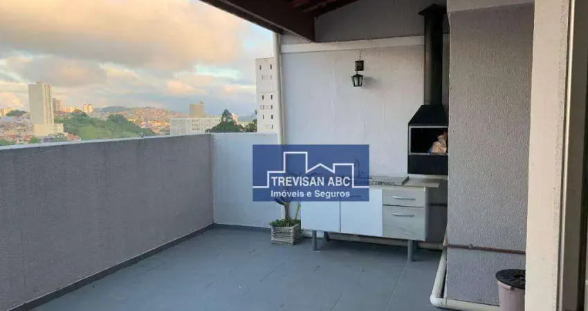 Cobertura com 2 dormitórios à venda, 96 m² por R$ 380.000,00 - Parque São Vicente - Mauá/SP
