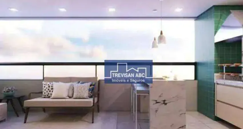 Apartamento com 3 dormitórios à venda, 92 m² - campestre - santo andré/sp