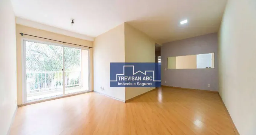 Apartamento com 3 dormitórios para alugar, 72 m²- planalto - são bernardo do campo/sp