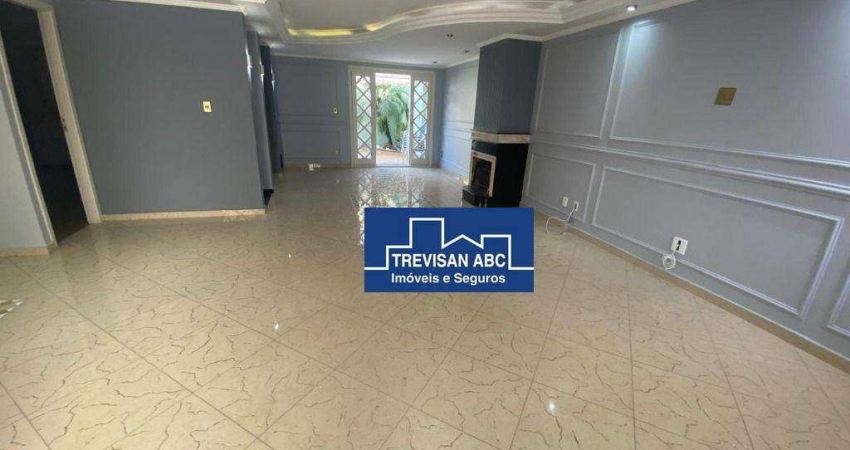 Sobrado em condomínio fechado, com 5 dormitórios para alugar, 389 m² - Jardim São Caetano - São Caetano do Sul/SP