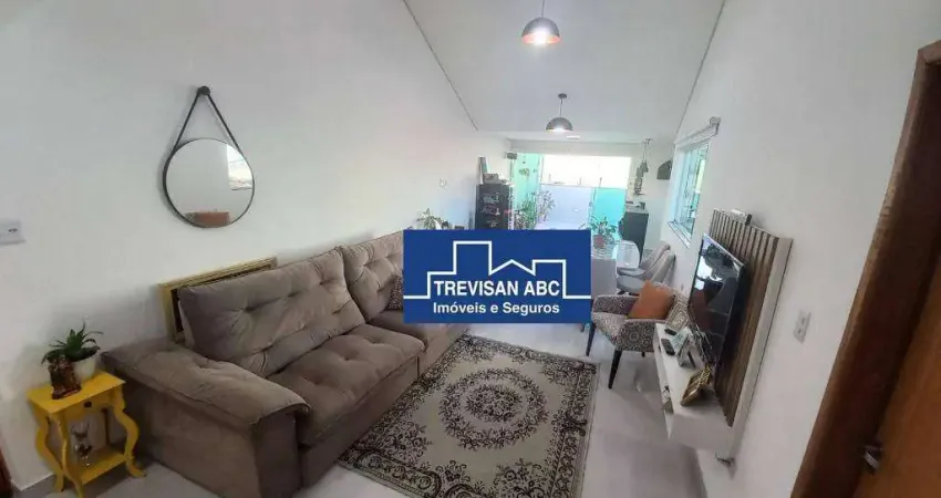 Cobertura com 3 dormitórios à venda, 130 m² - Campestre - Santo André/SP