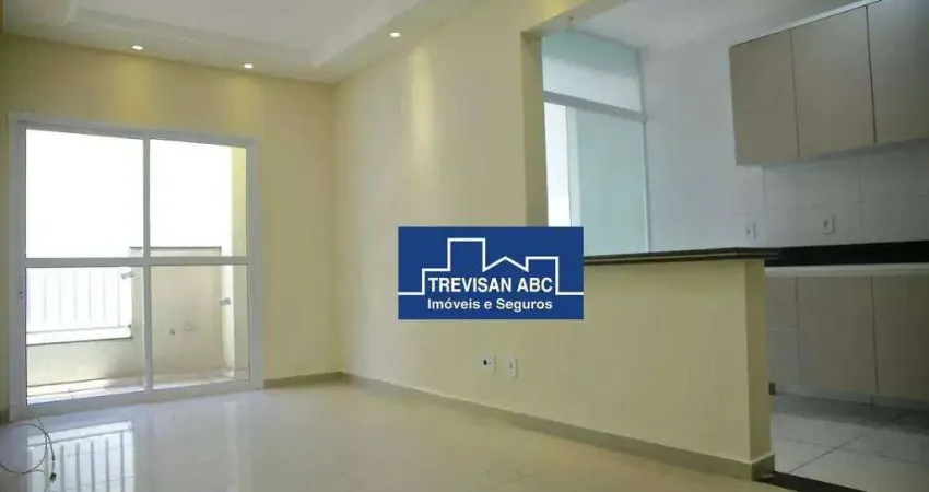 Apartamento com 2 dormitórios para alugar, 69 m² por - centro - são bernardo do campo/sp