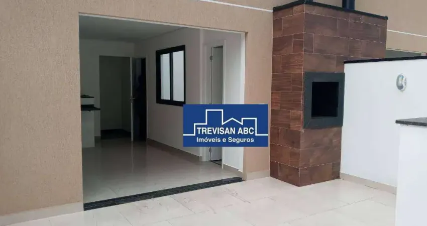 Cobertura com 2 dormitórios à venda, 98 m² - vila gilda - santo andré/sp