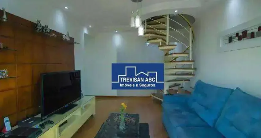 Cobertura com 3 dormitórios à venda, 202 m² - rudge ramos - são bernardo do campo/sp