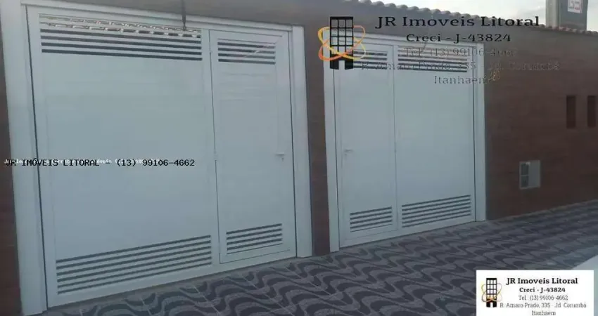 Casa térrea para venda em mongaguá, jardim regina, 2 dormitórios, 1 suíte, 2 banheiros, 1 vaga