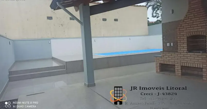 Casa para venda em itanhaém, jardim califórnia, 3 dormitórios, 1 suíte, 3 banheiros, 3 vagas