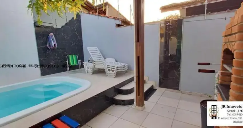 Casa para venda em itanhaém, jardim grandesp, 2 dormitórios, 1 suíte, 3 banheiros, 2 vagas