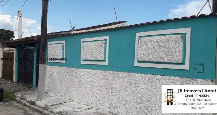 Casa para venda em itanhaém, jardim suarão, 2 dormitórios, 1 suíte, 2 banheiros, 2 vagas
