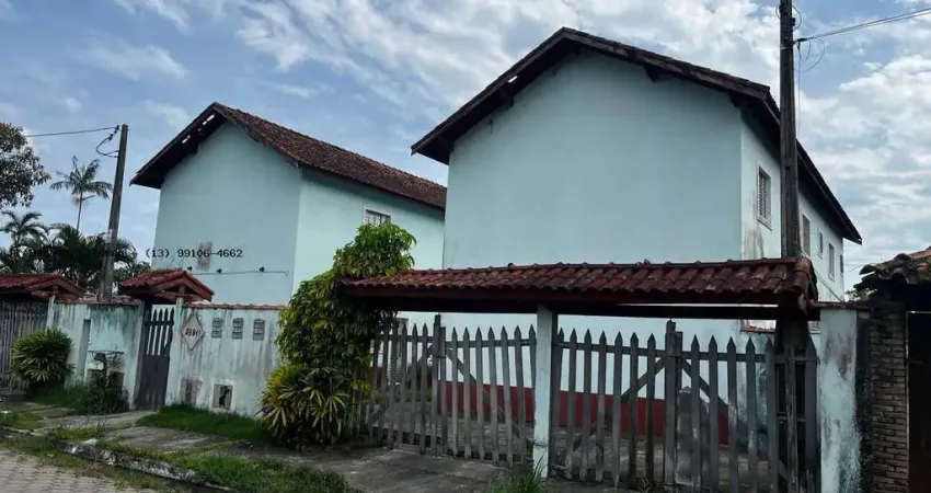 Sobrado para venda em mongaguá, jardim  leonor, 2 dormitórios, 2 banheiros, 1 vaga