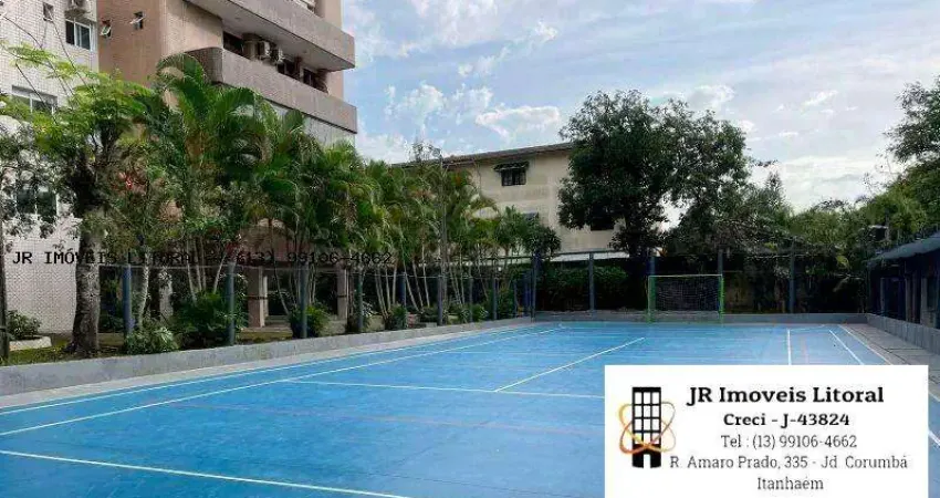 Apartamento para venda em itanhaém, jd belas artes, 3 dormitórios, 1 suíte, 2 banheiros, 2 vagas