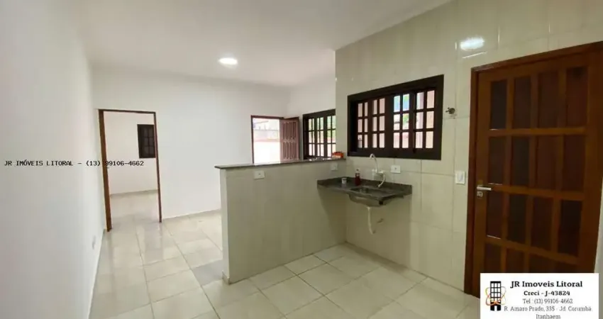Casa térrea para venda em itanhaém, tropical, 2 dormitórios, 1 suíte, 1 banheiro, 2 vagas