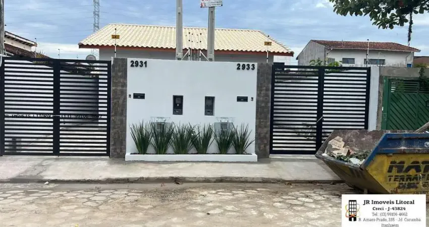 Casa térrea para venda em itanhaém, suarão, 2 dormitórios, 1 suíte, 2 banheiros, 1 vaga