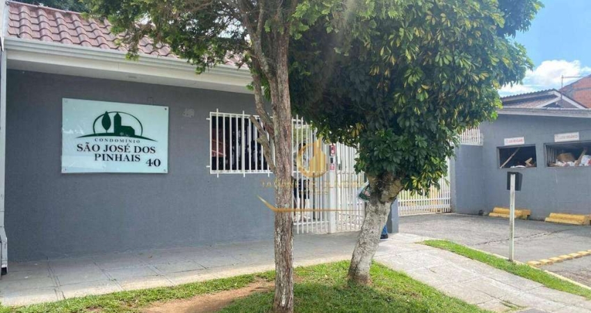Apartamento com 2 dormitórios à venda, 47 m² por R$ 209.000,00 - Santo Antônio - São José dos Pinhais/PR