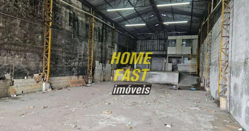 Galpão para alugar, 300m² por R$ 5.823/mês - Cidade Nova Bonsucesso - Guarulhos/SP