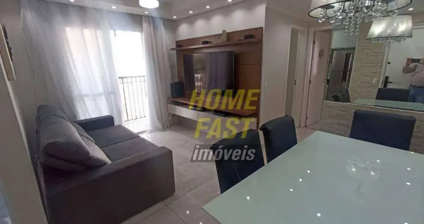 Apartamento com 2 dormitórios à venda, 59 m² por r$ 480.000 - vila augusta - guarulhos/sp