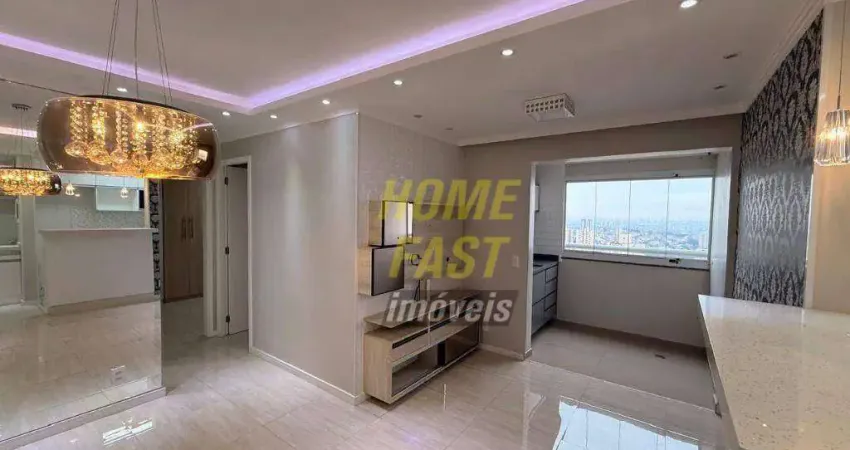 Apartamento com 2 dormitórios à venda, 54 m² por r$ 465.000,00 - jardim imperador - guarulhos/sp